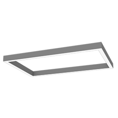 Светодиодный светильник VARTON Х-line прямоугольный подвесной 90 Вт 3000 К 1050x595x100 мм металлик с рассеивателем опал